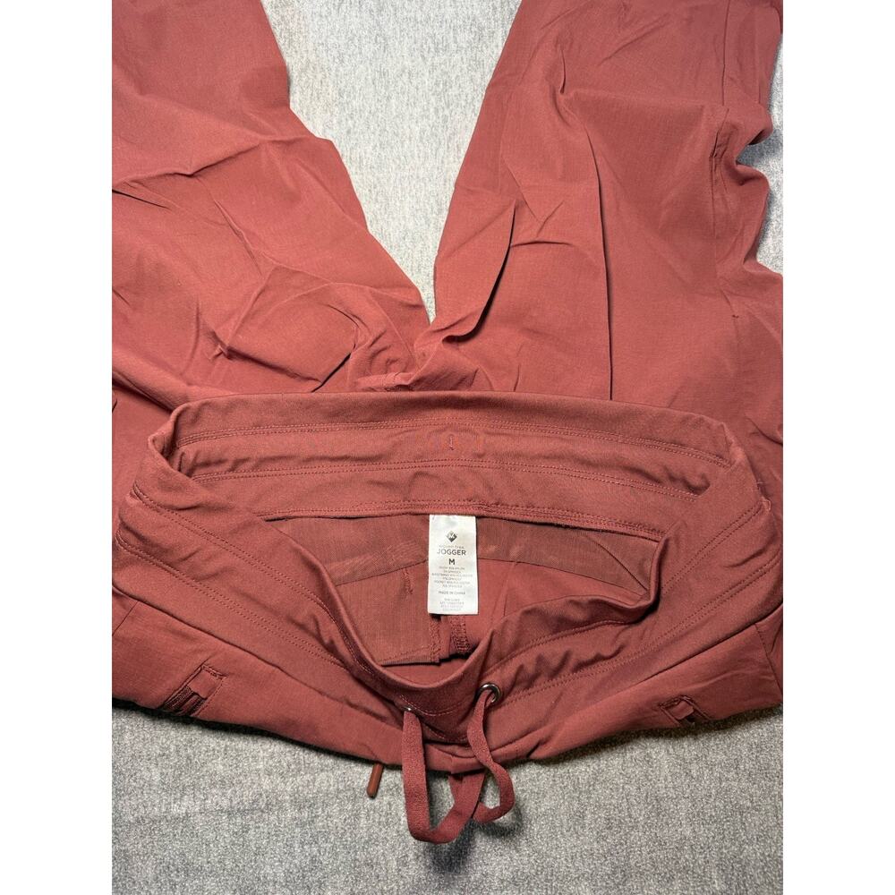 Members Mark Women’s Woven Trek Jogger-Size Medium/Burgundy/Cuffed Pants - Picture 10 of 13